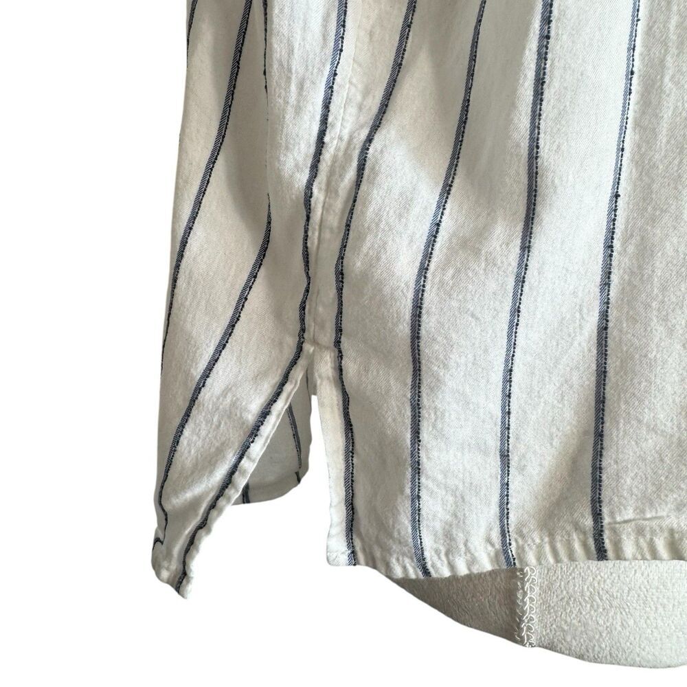 Madewell Oversized Tunic Top XXS Striped Popover Beachy Preppy Coastal Cotton - Picture 7 of 9